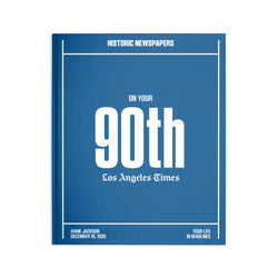 90th Milestone Birthday Book