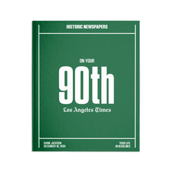 90th Milestone Birthday Book