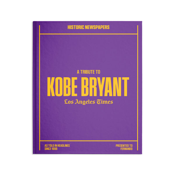 Kobe Bryant Tribute Book