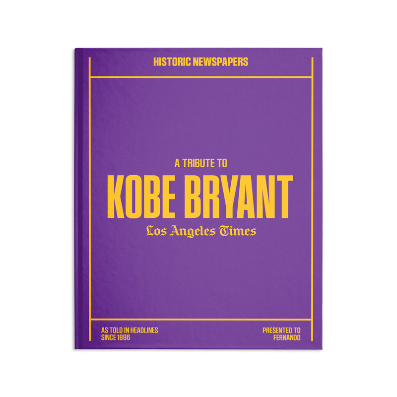 Kobe Bryant Tribute Book