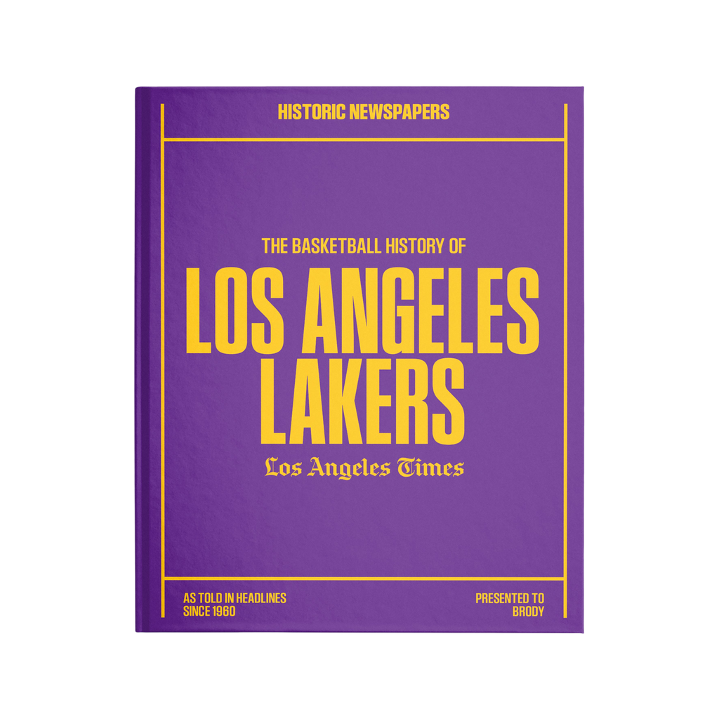 Los Angeles Lakers L.A. Times Newspaper Book – Shop LA Times