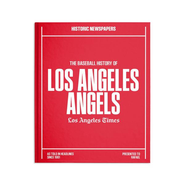 L.A. Times Angels of Anaheim Newspaper Book