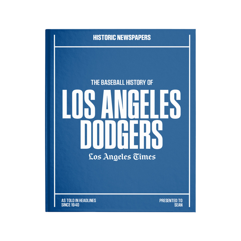 Dodgers L.A. Times Newspaper Book – Shop LA Times