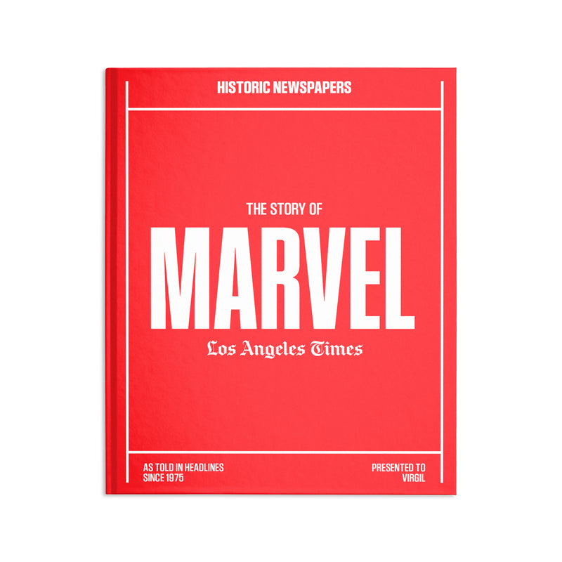 L.A. Times History of Marvel Newspaper Book