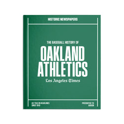 L.A. Times Oakland Athletics Newspaper Book