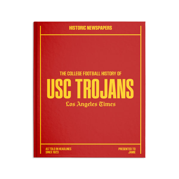L.A. Times USC Trojans Newspaper Book