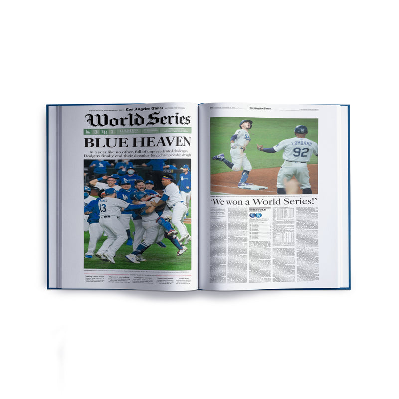 L.A. Times Dodgers Newspaper Book