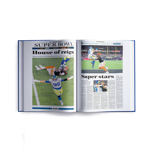 L.A. Times Los Angeles Rams Newspaper Book