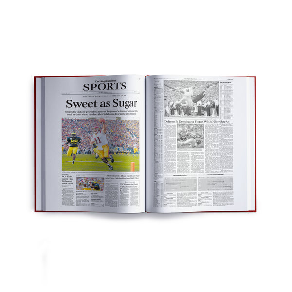 L.A. Times USC Trojans Newspaper Book