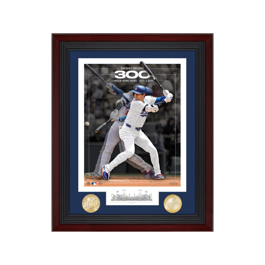 Ohtani 300th Career Home Run Commemorative Bronze Coin Photo Mint