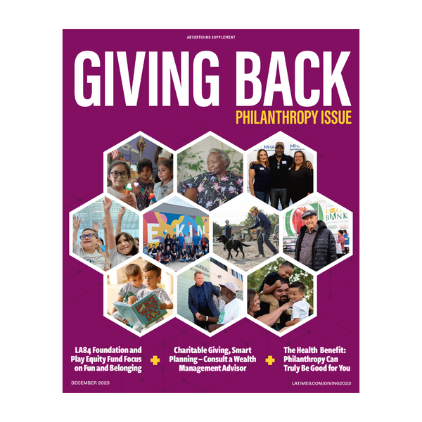 Giving Back Magazine 2023 Shop LA Times