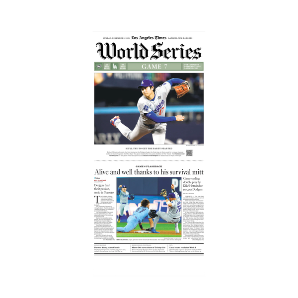 World Series Game 6: 11/2/25 paper