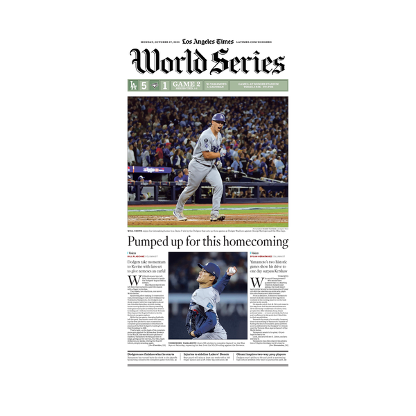 World Series Game 2: 10/27/25 paper