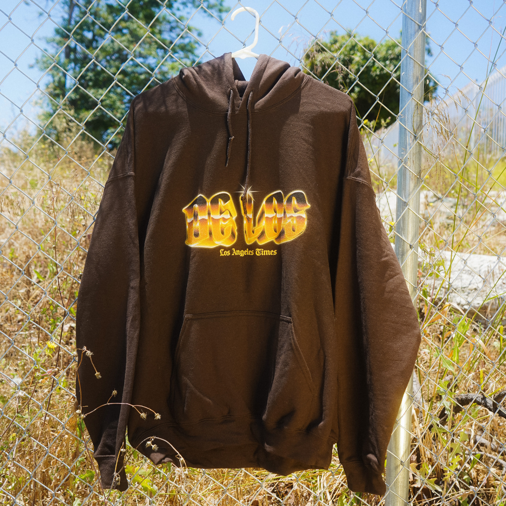 De Los Hoodie in Brown – Shop LA Times