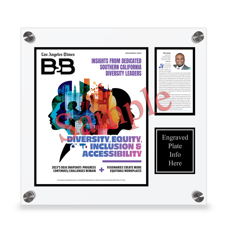 Diversity and Inclusion 2023 Visionary Plaque