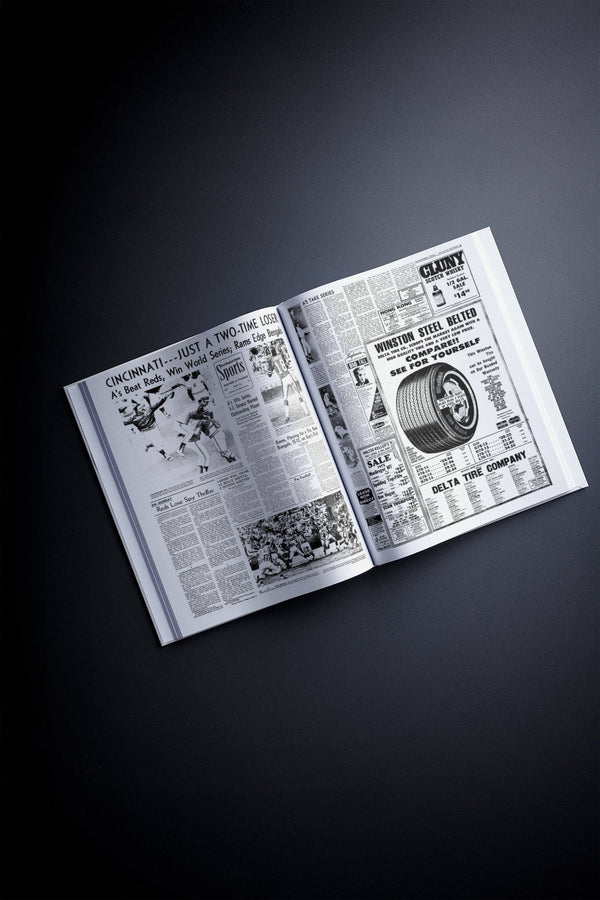L.A. Times Oakland Athletics Newspaper Book