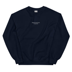 Support Local News Crewneck in Navy
