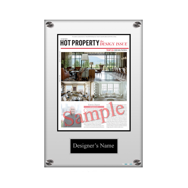 Hot Property The Design Issue: Nominee Feature Plaque