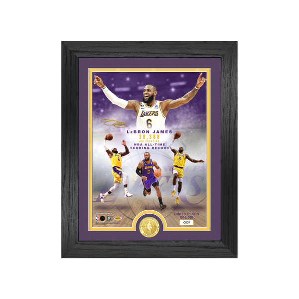 LeBron James Legends NBA All-Time Leading Scorer Bronze Coin Photo Mint