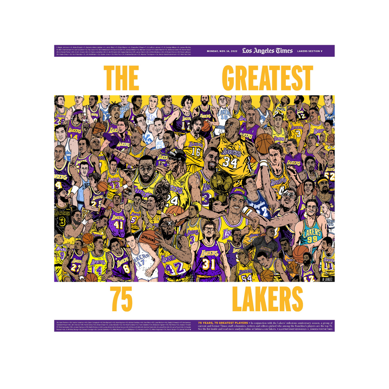 Lids Los Angeles Lakers Antigua NBA 75th Anniversary Big & Tall