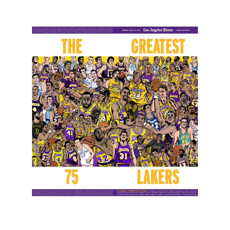 The 75 Greatest Lakers special section – Shop LA Times The 75 Greatest Lakers special section – Shop LA Times