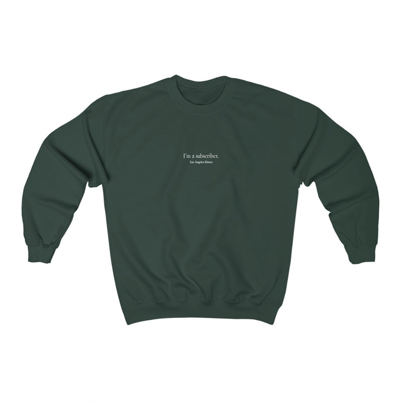 Limited Edition: I'm a Subscriber Crewneck in Green