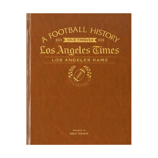 LA Times Los Angeles Rams Newspaper Book