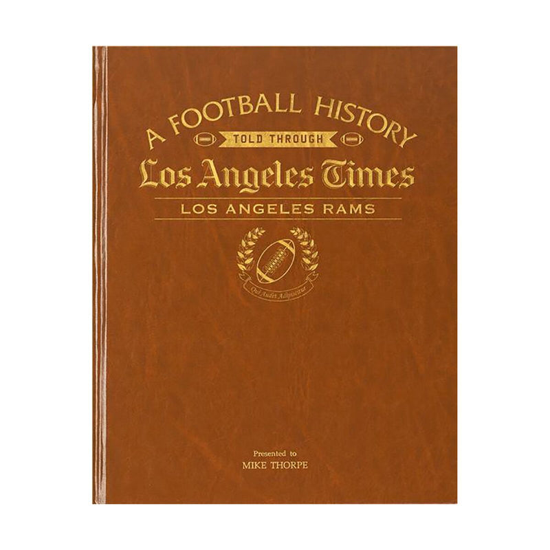 LA Times Los Angeles Rams Newspaper Book