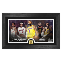 LeBron James NBA All-Time Leading Scorer Through the Years Bronze Coin Photo Mint