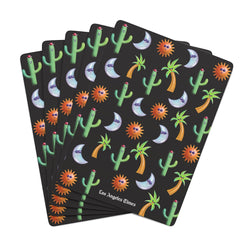 California Collection Playing Cards in Black