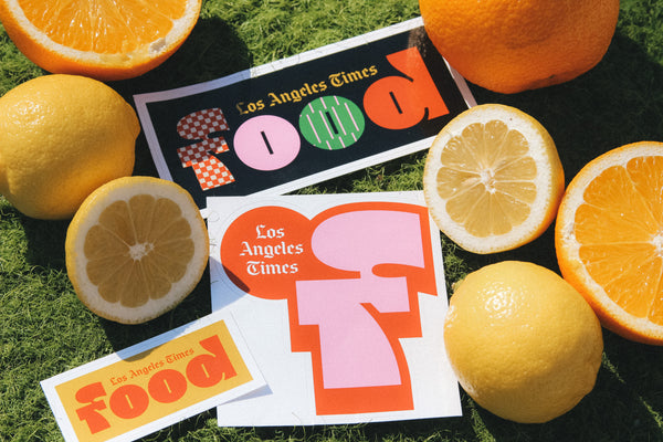 L.A. Times Food Sticker in Black – Shop LA Times