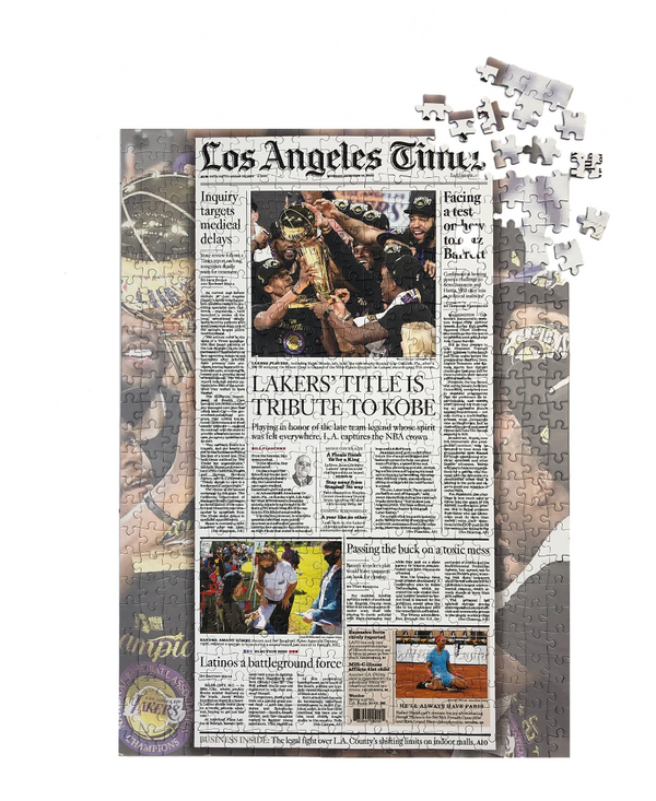 NBA Championship Front Page Puzzle
