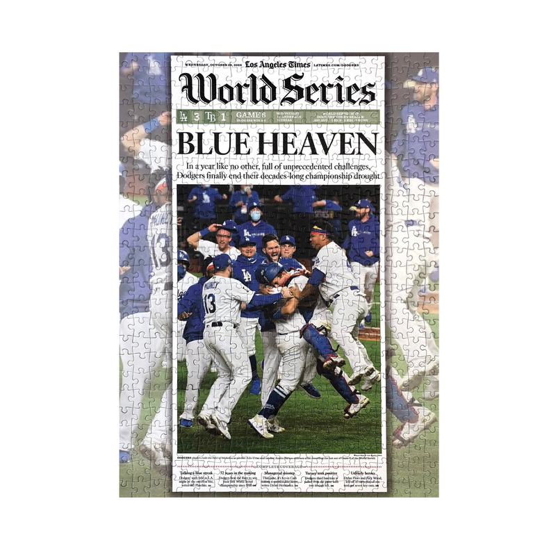 World Series Championship Front Page Sports Puzzle
