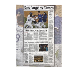 World Series Championship Front Page Puzzle