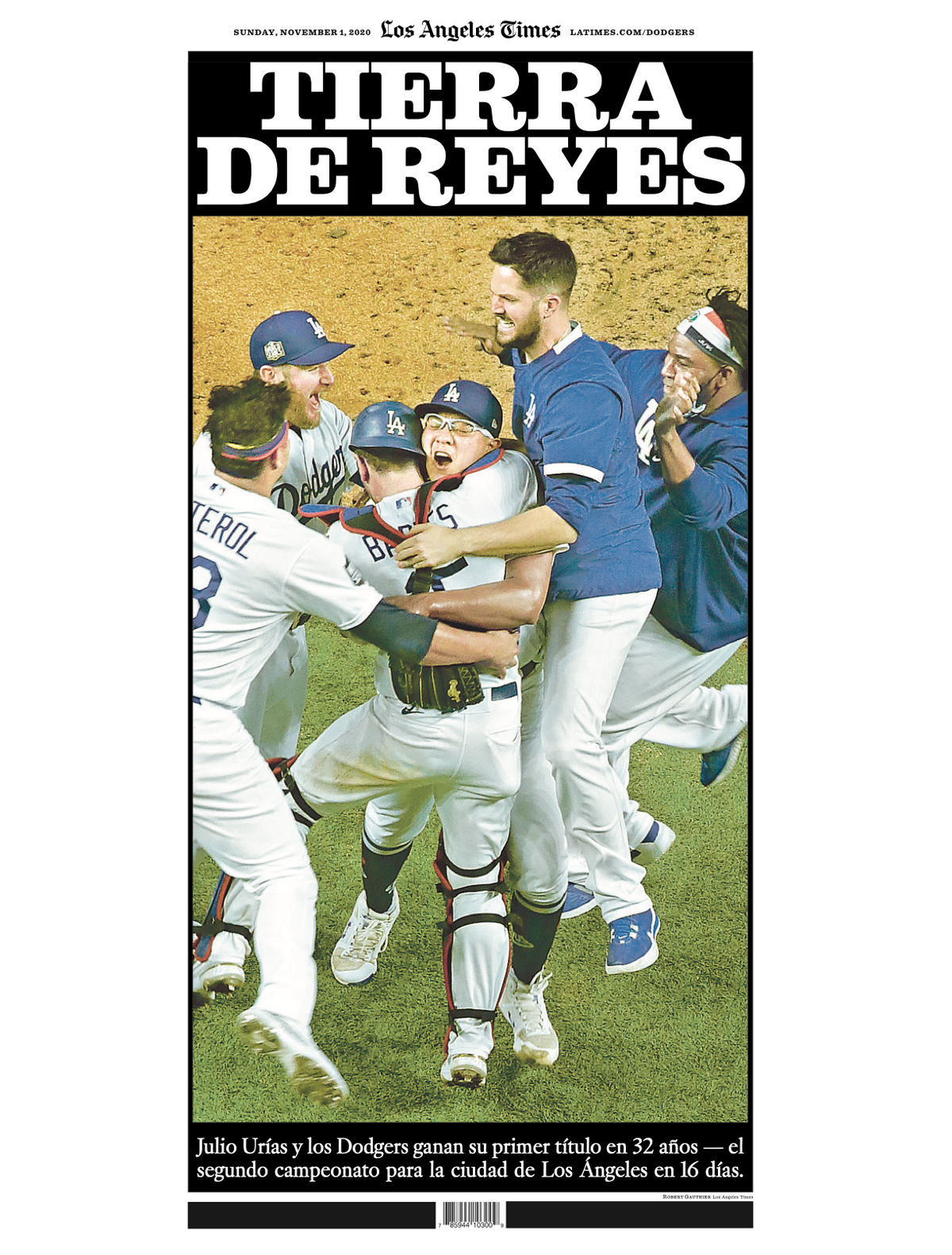 Playoffs 'It's Redemption:' Dodgers sports section 10/13/24