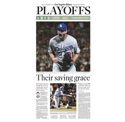 Dodgers Playoffs 10/15 Back Issue