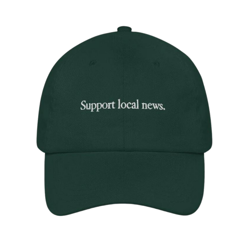 Support Local News Hat in Green Shop LA Times