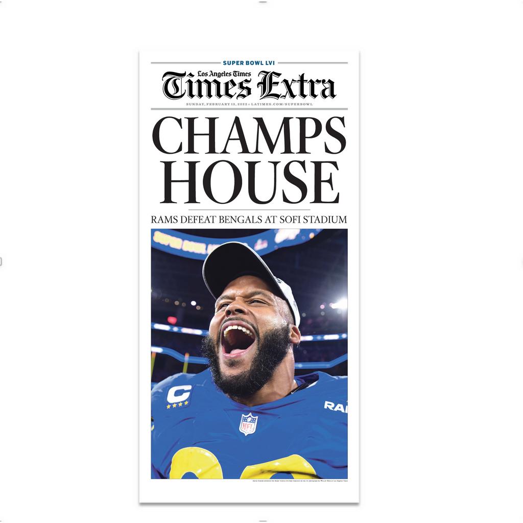 Rams Are Super Bowl Bound 1/31 paper – Shop LA Times