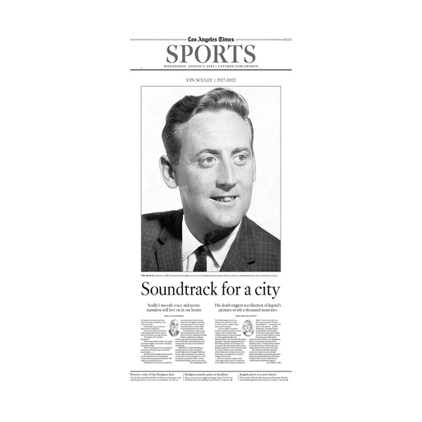Vin Scully 8/3 Paper