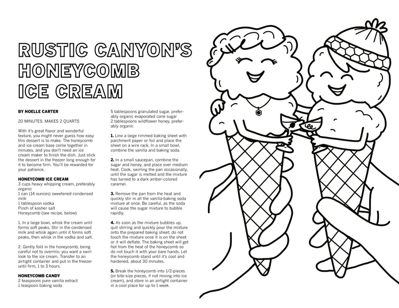 Little Coloring Book of Sweet Recipes