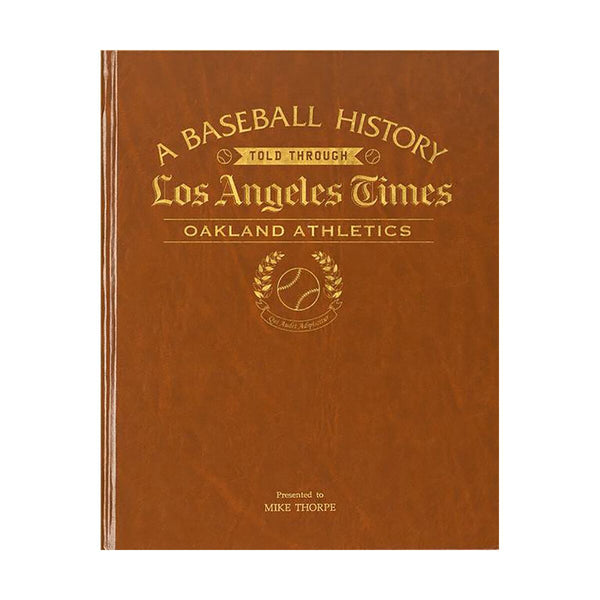 Los Angeles Times Oakland Athletics Newspaper Book