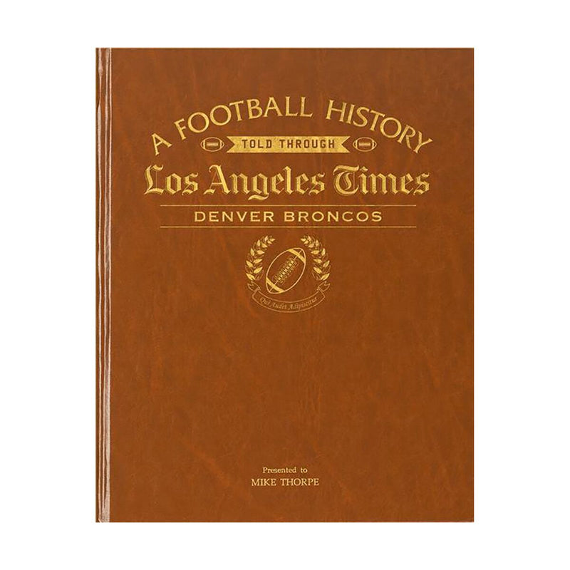LA Times Denver Broncos Newspaper Book