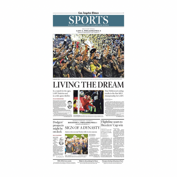 Introducing a new look for L.A. Times sports print edition - Los Angeles  Times