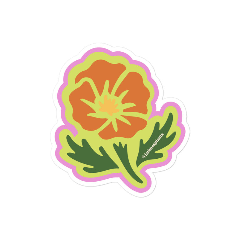 L.A. Times Plants Flower Sticker