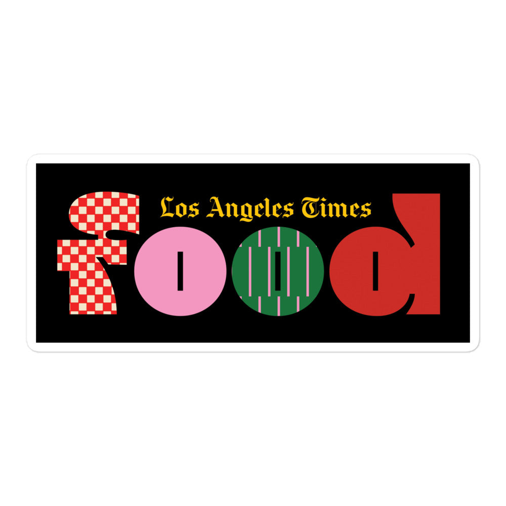 L.A. Times Food Sticker in Black – Shop LA Times