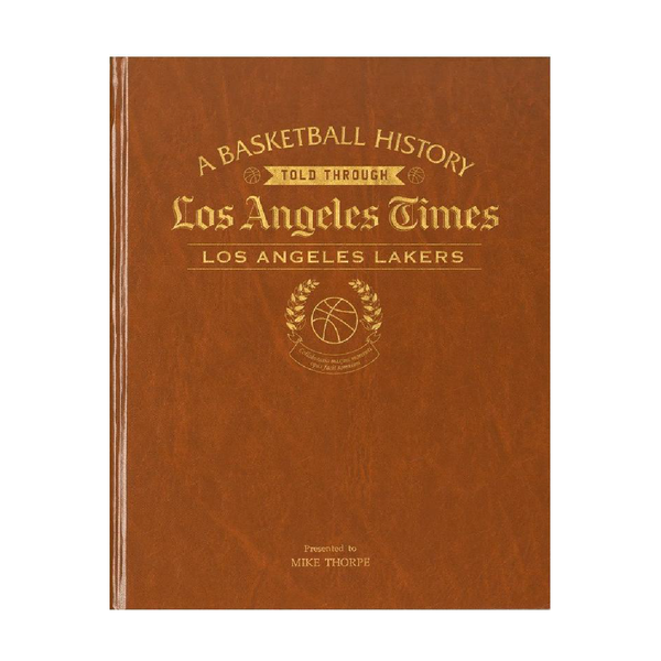 LA Times Los Angeles Lakers Newspaper Book