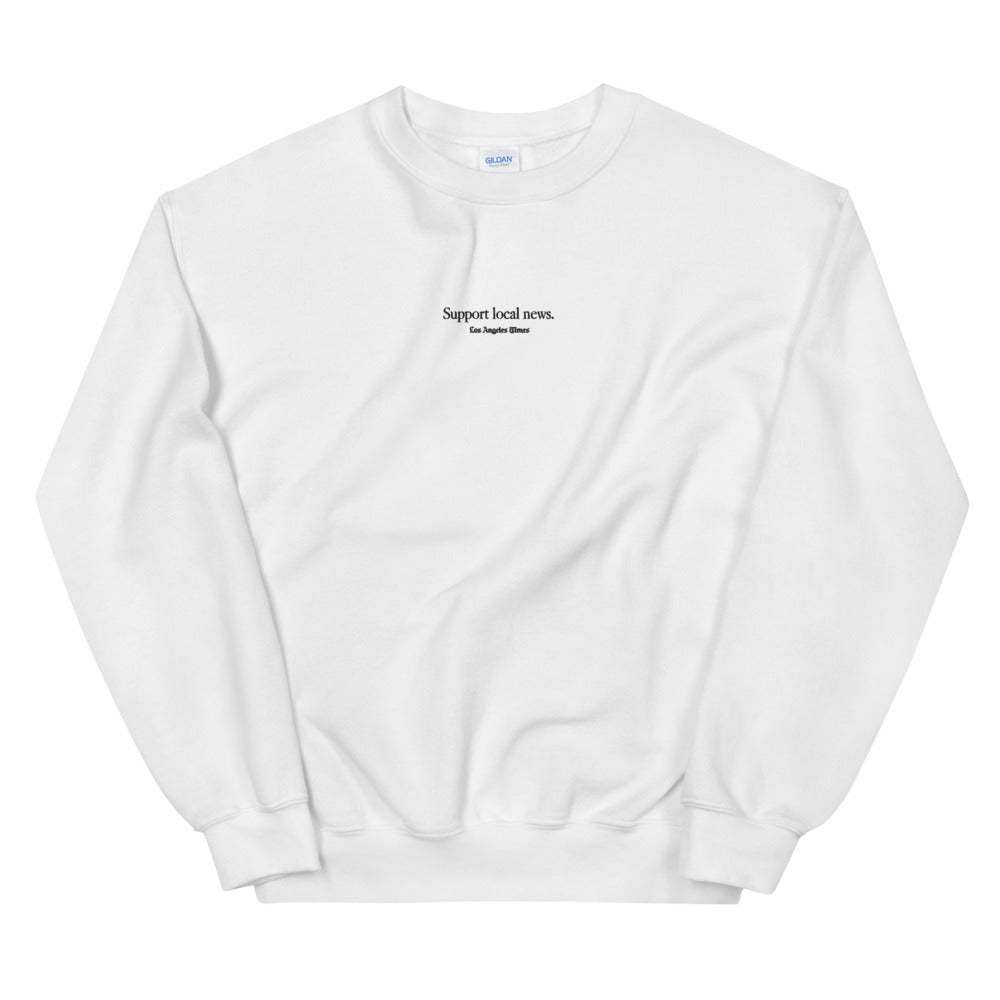 White best sale gildan crewneck