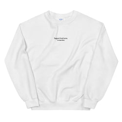 Support Local News Crewneck in White