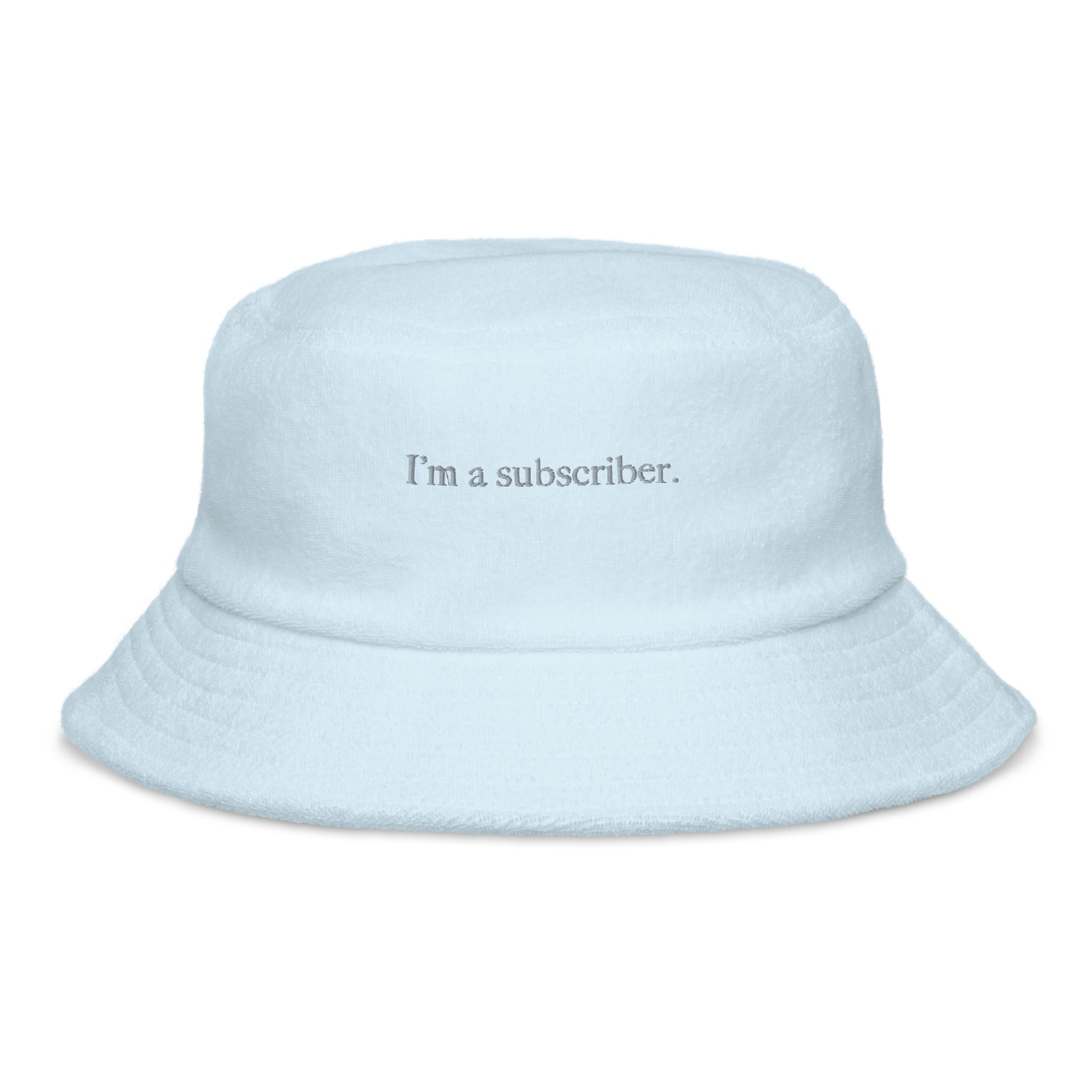 I'm a Subscriber Terry Cloth Bucket Hat – Shop LA Times